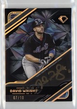 2025 Topps Diamond Icons Polychromatink Gold Black /10 David Wright Auto g7s