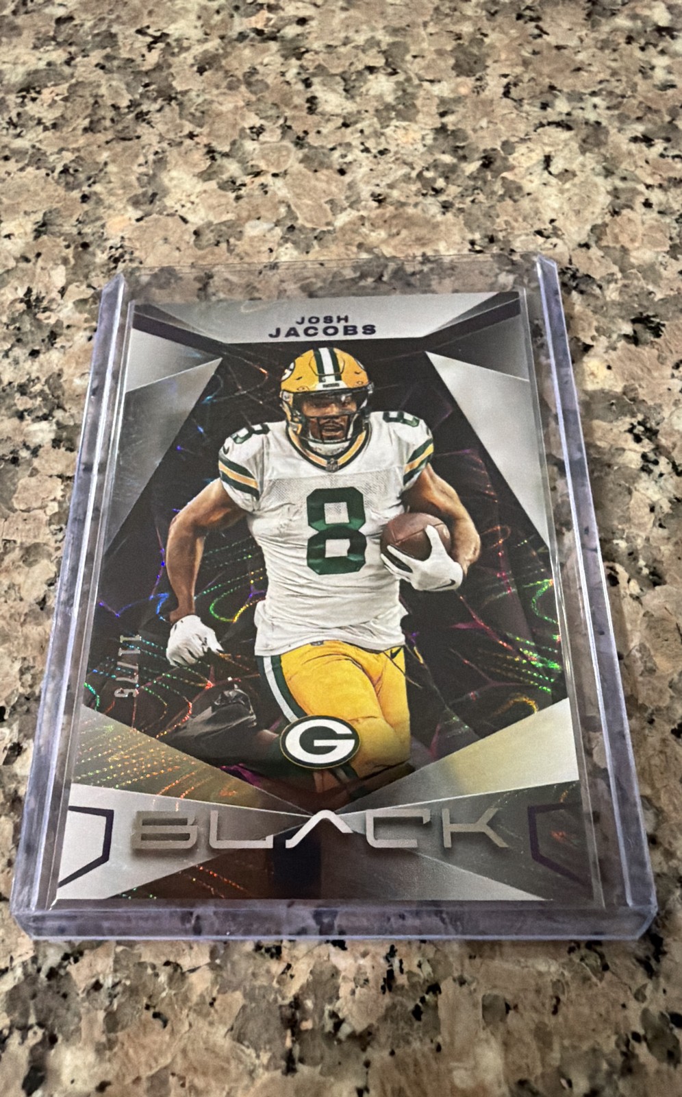 2024 Panini Black - Josh Jacobs #39 Royal /75