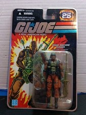 G.I. Joe 25th Anniversary 3.75 Roadblock Action Figure Foil New Sealed