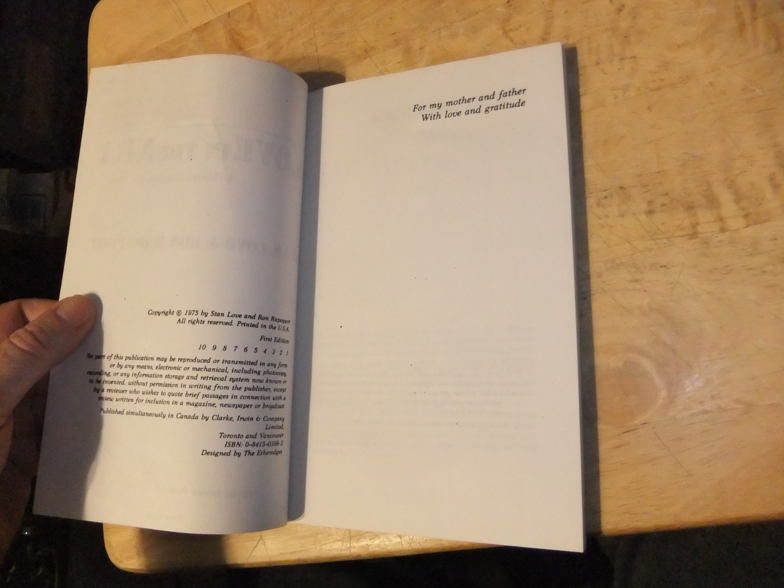 RARE 1975 LOVE IN THE NBA PLAYER DIARY STAN LOVE RAPOPORT UNCORRECTED PROOF BOOK