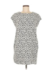 Mango Women Gray Casual Dress S