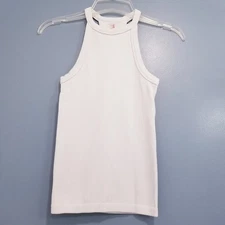 Commando Ribbed Knit Racer Back Blouse Women size Small Sleeveless Stretchy