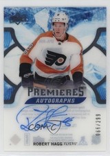 2017-18 Upper Deck Ice Ice Premieres Auto 66/299 Robert Hagg #IPA-RH Auto s7f