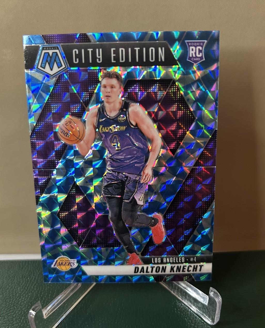 2024-2025 Mosaic Reactive Blue Dalton Knecht City Edition #271