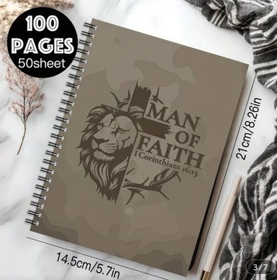 MAN OF FAITH 1st Corinthians 16:13 Journal/Notebook