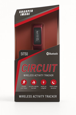 Sharper Image- SIT50 Fitness Circuit Activity Tracker Bluetooth- Pink - NIP New