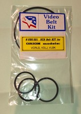 VCR Belt KIT for ORION Models: VCRLS, VDLJ, VLBK - FREE SHIPPING - USA SELLER