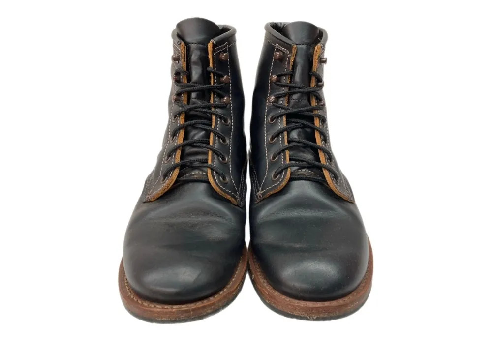 RED WING 9060 Beckman Flatbox Black Leather Work Boots Men's Size 6.5D Box Incl image 2