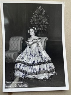 A) Photograph 12x18cm Autograph Lidya Marimpietri soprano opera opera