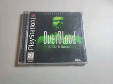 OverBlood  (Sony PlayStation 1, 1997) Black Label - Complete *Tested&Works*