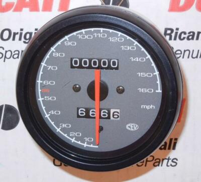 2001-era Ducati ST2 900 & others speedometer 160 MPH white numbers