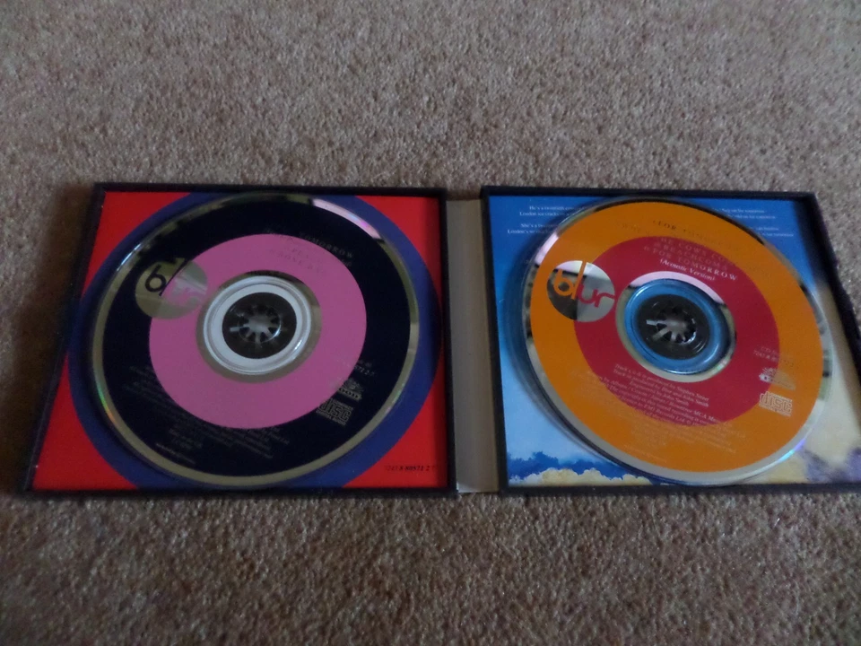 CD SINGLE - BLUR - FOR TOMORROW - CD 1 & CD 2 - DIGIPAK - Image 3 of 3
