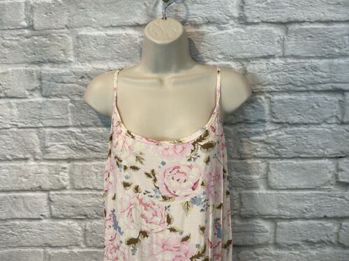 World Market Women's Pink Floral Slip Dress/Nightgown with Kimono Robe L/XL - Picture 3 of 10