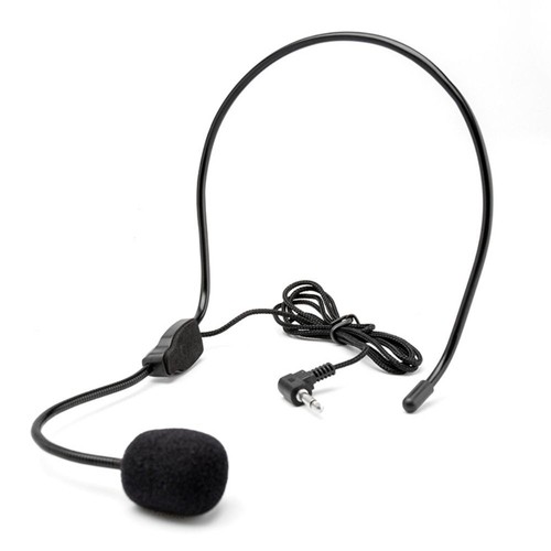 Head-mounted Wired Microphone Portable Speech Headset Mic Headset Microphone - Picture 10 of 12