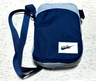NWT NIKE Sportswear HERITAGE CROSSBODY Messenger Shoulder Bag BLUE