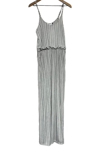 Exist Women Jersey Sleeveless Maxi Dress Size M Black White Arrow Print NWT Boho - Bild 1 von 8