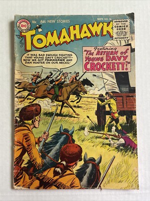 Tomahawk #36 G DC Comics 1955 Davy Crockett issue 