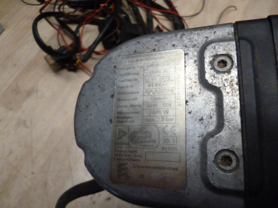 Eberspächer auxiliary heater diesel D 5 W SC, D 5 WS, 4 W SC 25 2279 with Easy Star + - Image 2 of 4