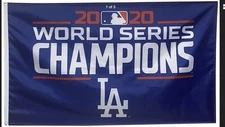 Los Angeles Dodgers 2020 MLB World Series Champions Flag 3x5 ft Banner 