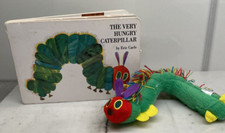 The Very Hungry Caterpillar by Eric Carle Board Book and Plush Caterpillar Toy