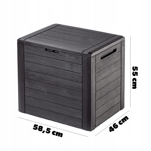 KADAX Gartenkiste, Aufbewahrungsbox aus Kunststoff - Bild 3 von 23