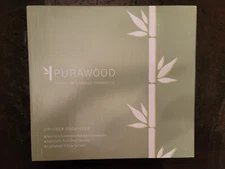 PURAWOOD PREMIUM BAMBOO PRODUCTS, 4 SIZE ZIPLOC ORGANIZER, NEW