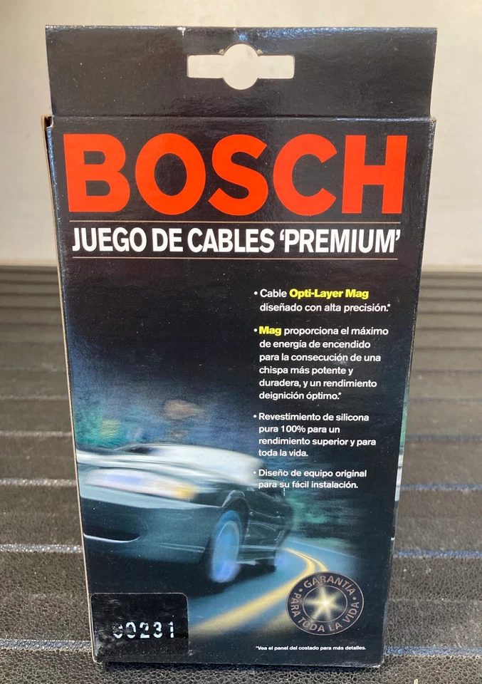 Набор силиконовых проводов свечей зажигания Bosch — 09231 — для Volvo 240, 242, 244, 245 и более - Изображение 3 из 4