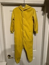 Pikachu Inspired Kigurumi Costume Yellow Plush Child Size Large 9/10 Pokemon