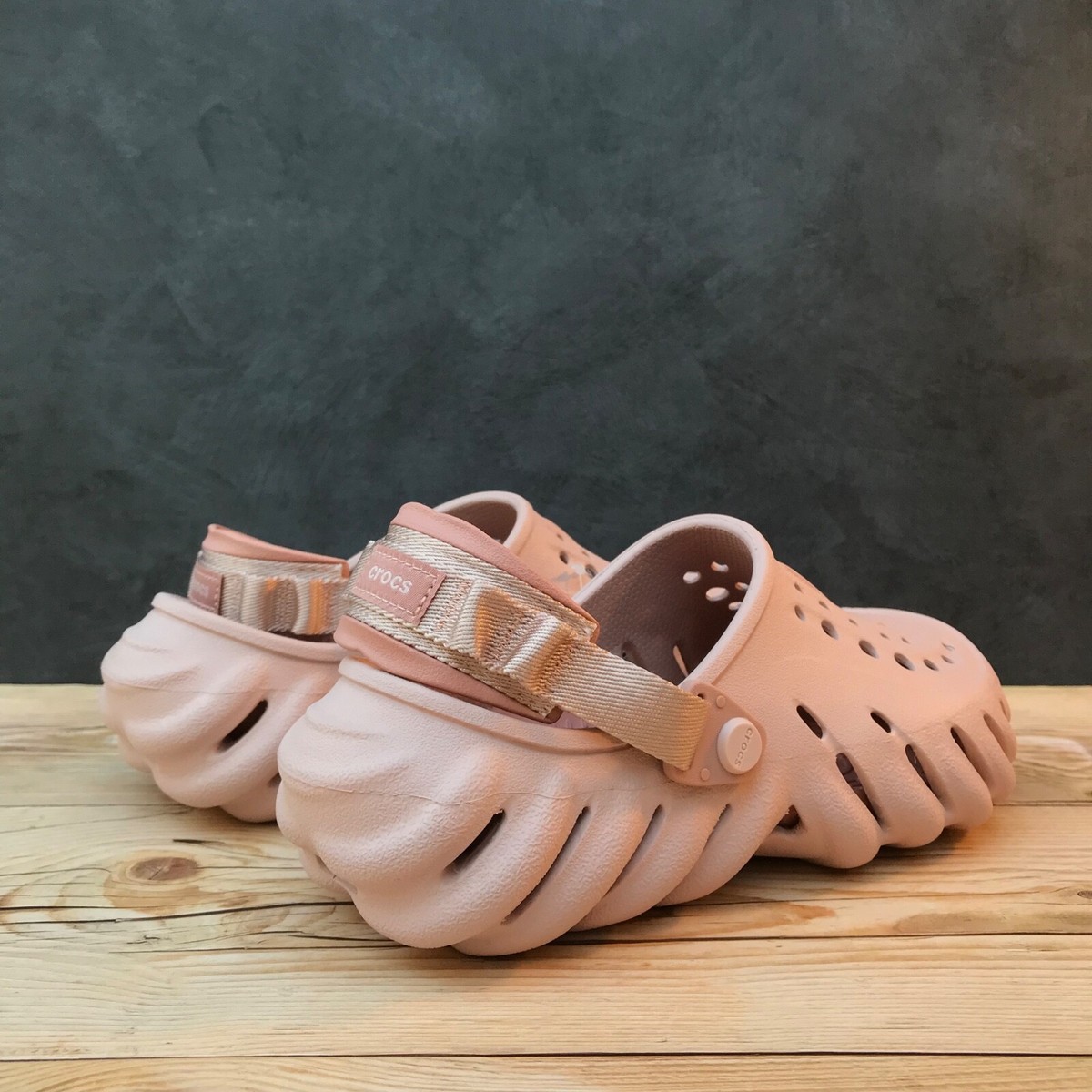Crocs Echo Clog Pink Clay Select-a-Size | eBay display picture 1