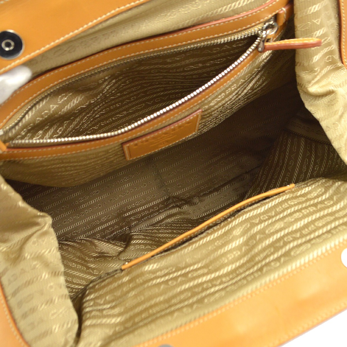 Prada Beige Canvas Logo Jacquard Tote Handbag BR3511 31