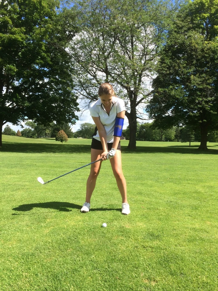 Nuevo Damas - Entrenador de Golf - Brazo Recto Ayuda para Enseñar Foto 3 de 3