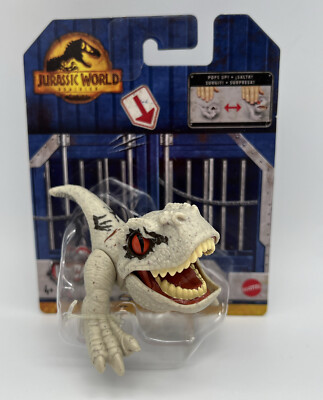 New Jurassic World Dominion 2.5'' Atrociraptor Uncaged Wild Pop Up Dinosaur