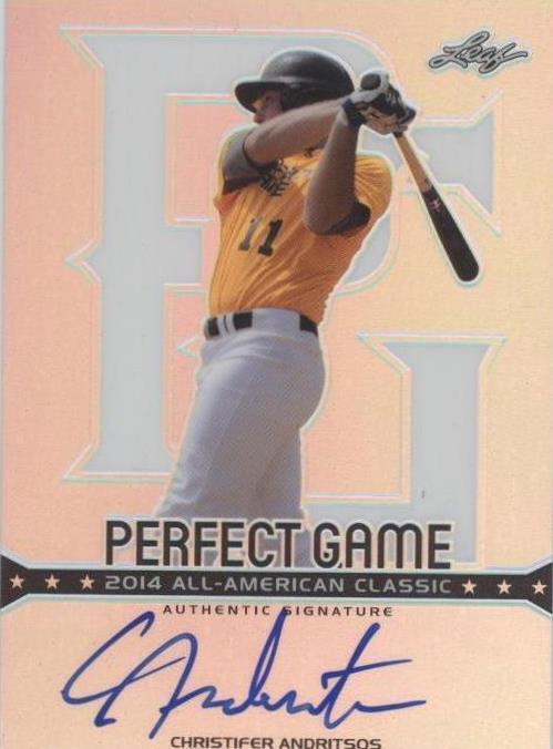 2014 Leaf Metal Draft - Christifer Andritsos #PGM-CA1 - 1 of 1