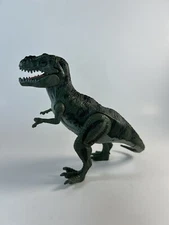 Tyrannosaurus Rex Dinosaur Toy Light Up Eyes Roars Battery Operated 8” Jurassic
