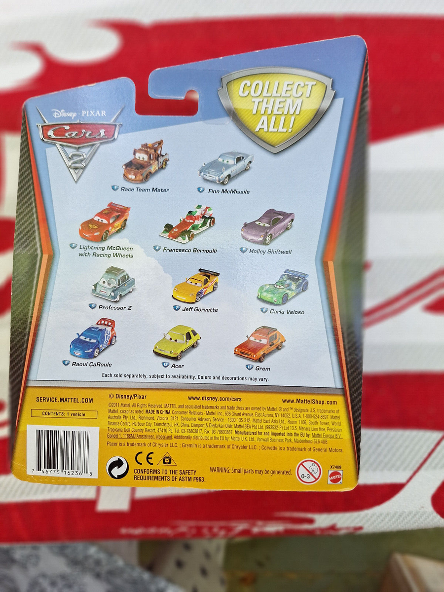 2011 Disney Pixar Cars Francesco Bernoulli Metallic Finish Special