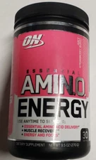 OPTIMUM NUTRITION  AMIN.O. Energy - Strawberry Burst - 30 Servings - Exp 10/2026
