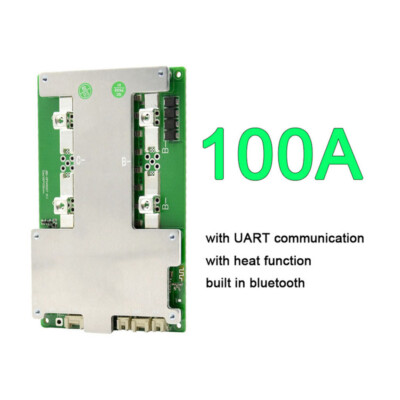 JBD 4S 12V 100A LiFePo4 Battery Bluetooth Smart BMS Same Port with Built-in BT