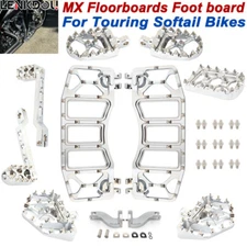 Floorboards Foot Pegs MX Style Shifter Peg Pedal For Harley Softail Street Glide