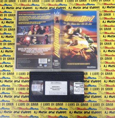 VHS Film BIKER BOYZ Laurence Fishburne Derek Luke Orlando Jones DREAMWORKS (F50)