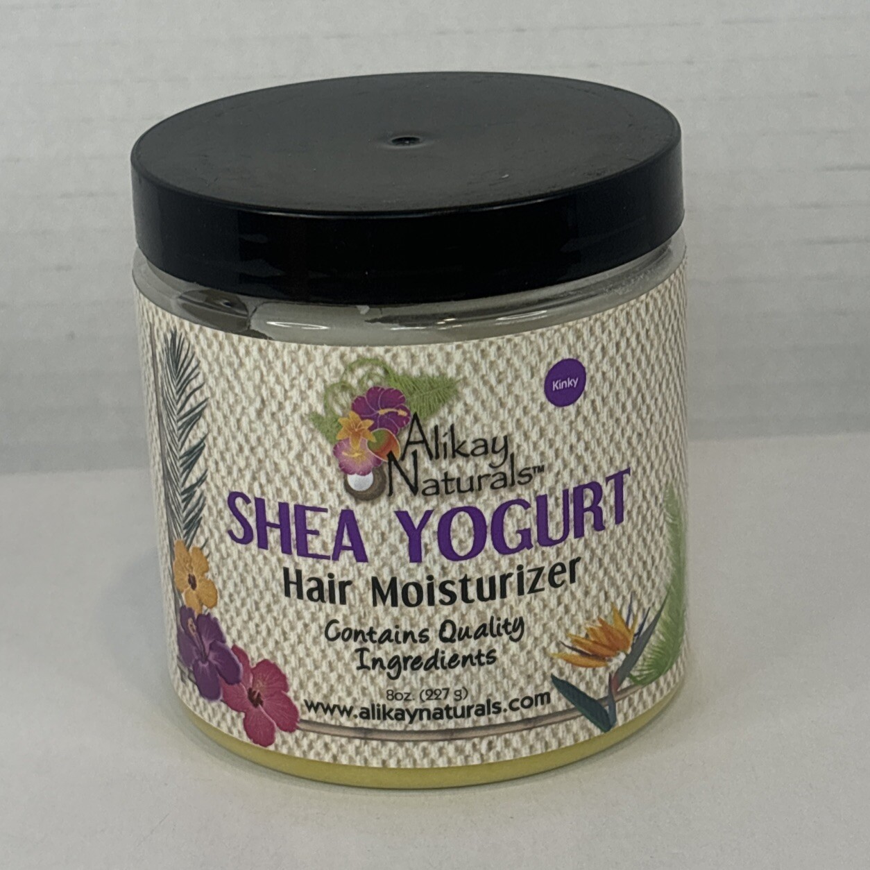 Hidratante para el cabello Alikay Naturals yogur de karité ingredientes naturales nuevo 8 OZ