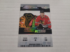 2022-23 UD Credentials  Ticket Access Acetate Jonathan Toews /149 Parallel