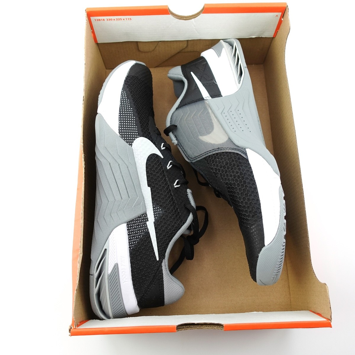Nike Metcon 7 Black Particle Grey Training Shoes CZ8281 010 Men\'s Size 8.5 Metcon 7  main image 3