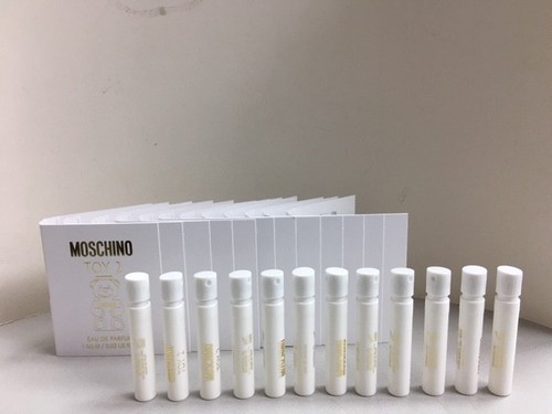 MOSCHINO Toy 2 Eau de Parfum EDP 1ml / 0.03 oz Spray Vial x 12 PCS *NEW*