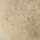 W.R William Rogers Canada Baby Cup with Floral Engraving Antique Collectible. — photo 3
