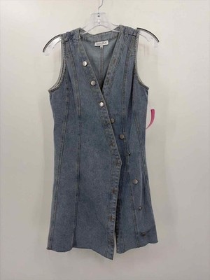 Pre-Owned Emory Park Blue Size Small Knee Length Sleeveless Dress