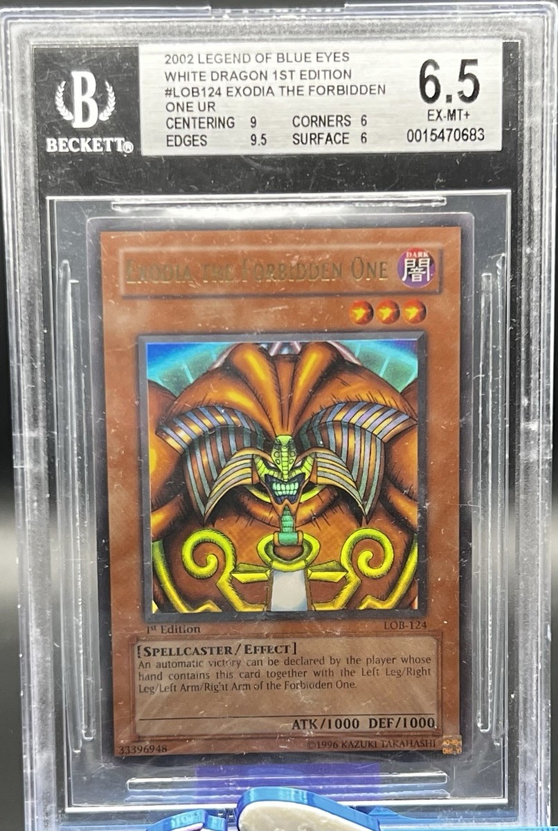 遊戯王 EXODIA THE FORBIDDEN ONE 　英語　LOB-124 Amazon.com: Yu-Gi-Oh! - Exodia The Forbidden One (LOB-124