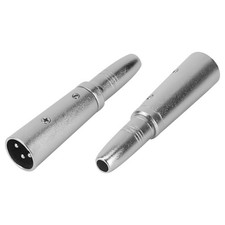 Geekria XLR Male to 1/4 Inch 6.35mm TRS Female Microphone Cable Adapter