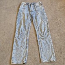 Scanlan Theadore Size 24 Syraigh Leg Blue Wash Jeans