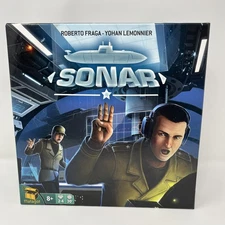 Sonar Submarine Combat Board Game 2017 Matagot Asmodee COMPLETE All Pieces