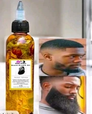 4 oz. Scented Beard Oil 100% Natural Men's Hair Growth Serum With Essential Oils
